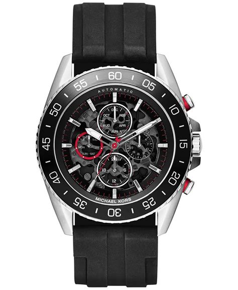 Michael Kors Men's Automatic Chronograph JetMaster Black